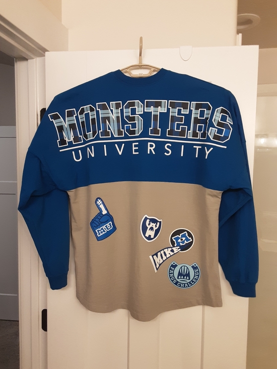 Disney Tops - Disney Monsters University Two-Tone Blue and Tan Spirit Jersey